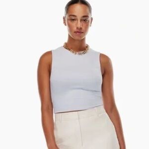 Babaton Light Blue Contour 90s Tank